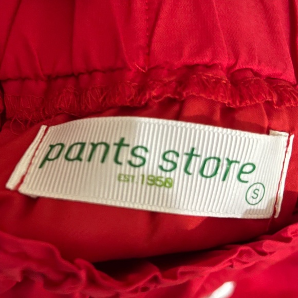 Pants Store Women’s Red and White Bow Detail Skater 100% Cotton Skirt Lined Sz-S - Picture 3 of 5